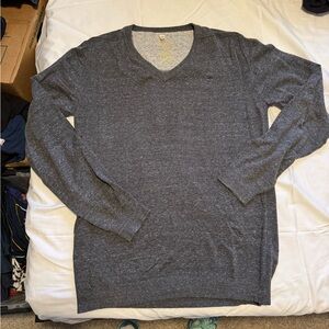 Diesel Men's Charcoal V-Neck Sweater